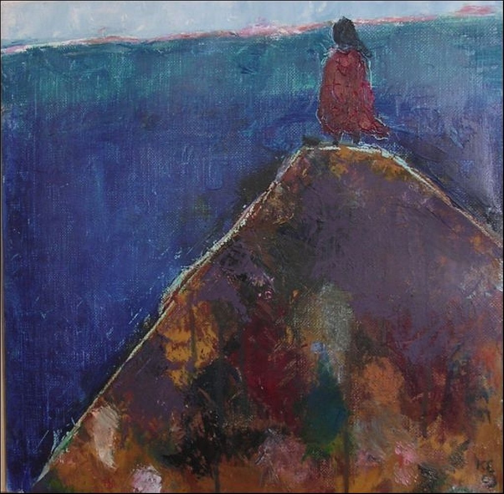 Længsel 2 37x37cm, værk af Kunstner 1